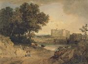 William Havell Carew Castle,Near Pembroke (mk47) oil painting
